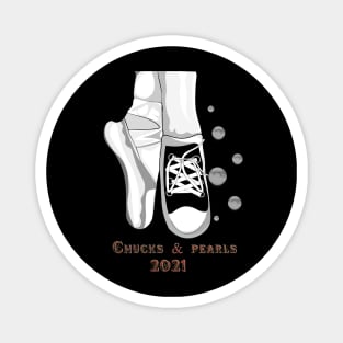 chucks and pearls 2021 Magnet